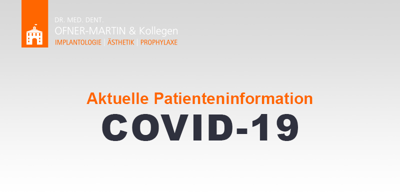 Zahnarzt in Karlsdorf: Patienteninformation zu COVID-19