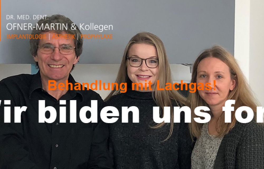 Wir bilden uns fort! Lachgassedierung in Karlsdorf